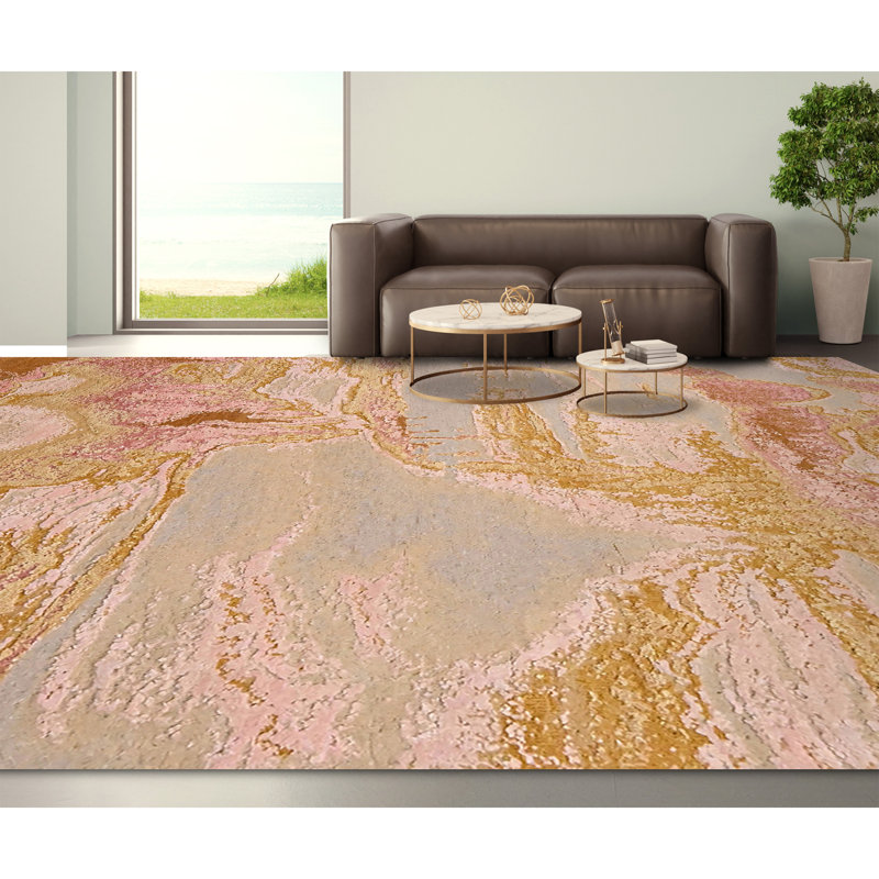 CASKJ1071PIGL Area Rug, Rectangle 4' x 6'