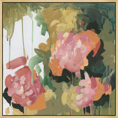 Blazing Bloom 1 Painting by Lillian August