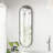 63" X 20" Oval Full-Length Mirror, Rust-Proof Brushed Aluminum Alloy Frame, Wall-Mounted Body Mirror For Bedroom Bathroom Entryway, Clear HD Reflection-989524889