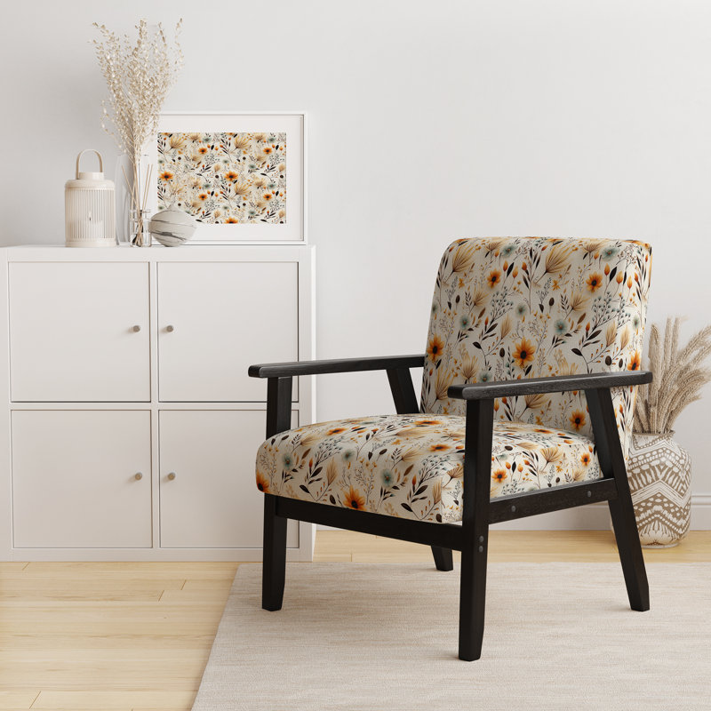 Chaise avec accoudoirs rembourrée Minimalisme