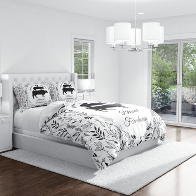 Polyester Floral Duvet Cover