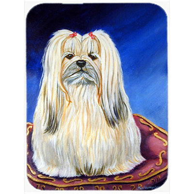 Planche à découper en verre Lhasa Apso