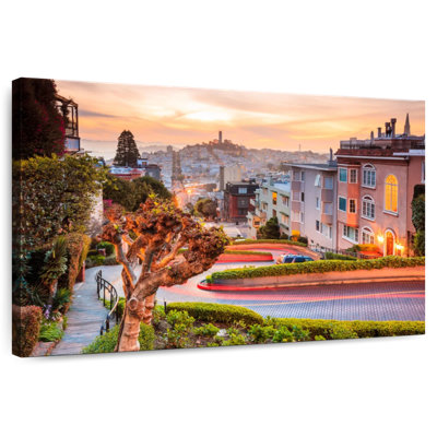 Sireci Lombard Street Sunset