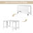 Farmhouse Extendable Dining Table With Drop Leaf