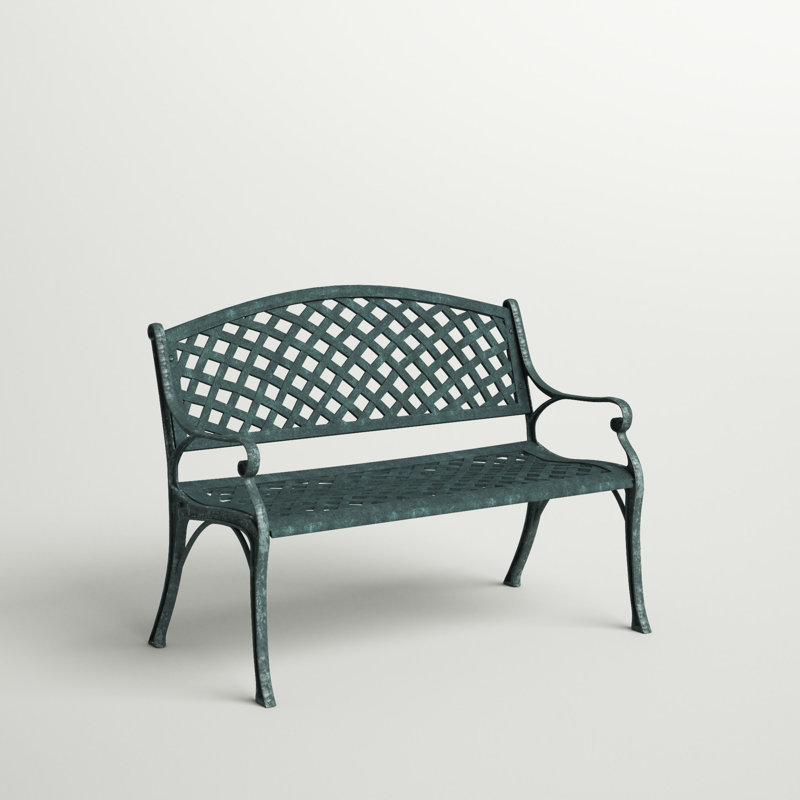 Banc de jardin en aluminium Cherwell, Vert antique