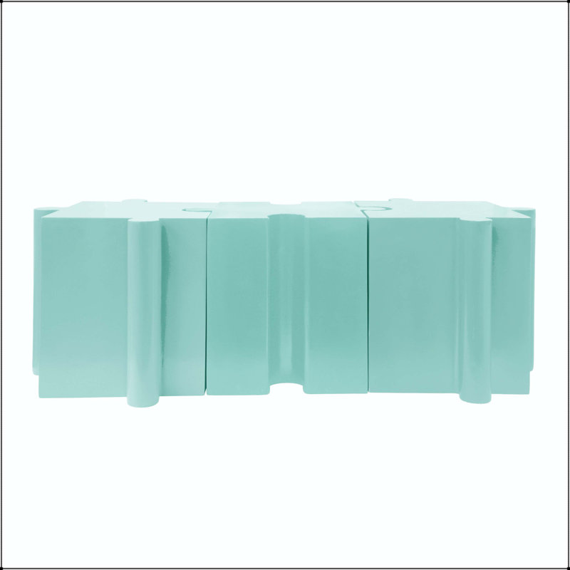 Table d'appoint casse-tête modulaire casse-tête MGO, 17.75" H x 15.5" W x 15.5" D, Light Green