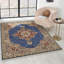 Tapis oriental bleu / rouge Dovidio-579047173