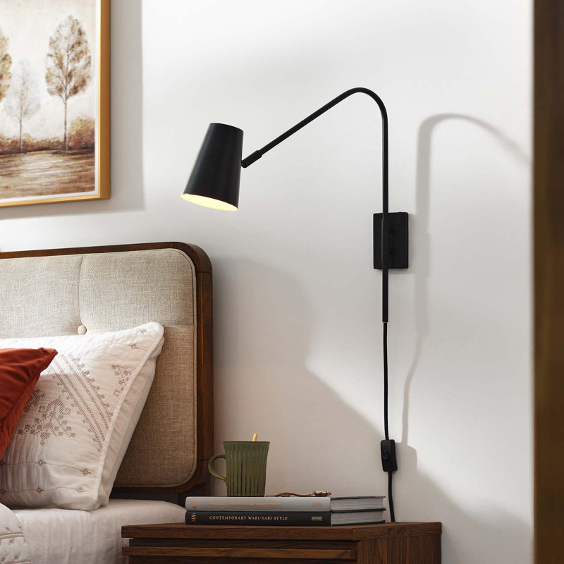 Applique murale Modway Faye, Noir mat