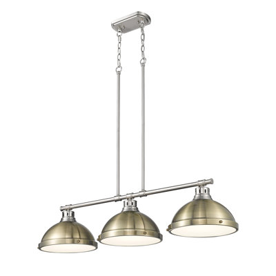 Luminaire suspendu linéaire 3 lumières Laramy