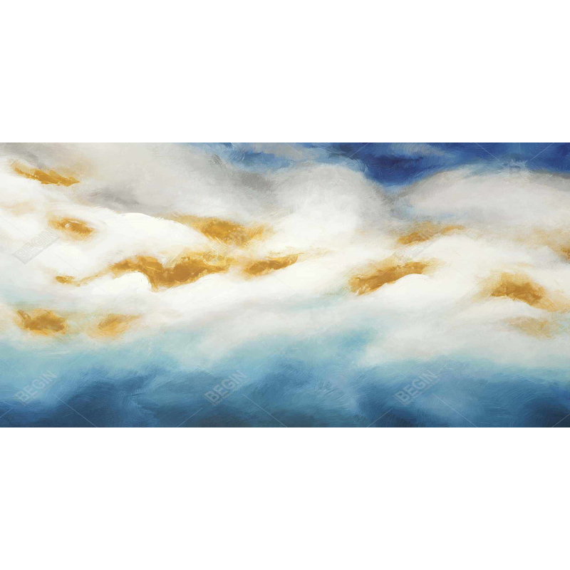 Abstract landscape - 15.75"x31.50" Desk mat