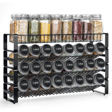 Kamenstein 5192805 Tilt 12-Jar Countertop Spice Rack Organizer with Free  Spice Refills for 5 Years