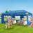 10x20 Pop up Canopy with Sidewalls, One Push Outdoor Tents-98637068