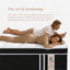 Matelas hybride en mousse à mémoire de forme et gel, fermeté moyenne, livré en boîte, surmatelas européen avec ressorts ensachés renforcés pour un soulagement des points de pression, certifié CertiPUR-US et OEKO-TEX.-133589390-133589391