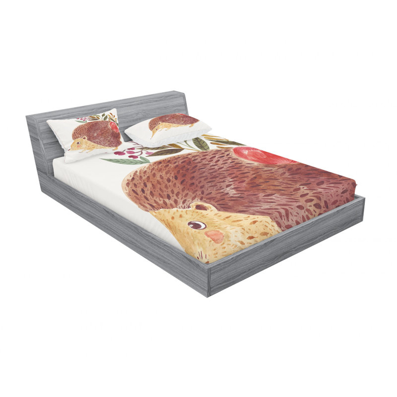 Microfiber Sheet Set, Queen Sheet Set with Fitted Sheet