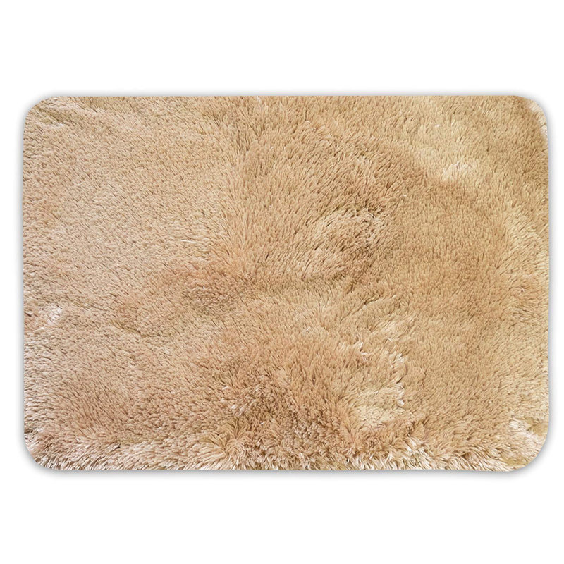 Herrmann Non-Slip Bath Rug, Gold, 20" W x 32" L