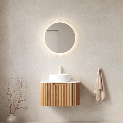 Meuble-lavabo flottant de luxe