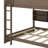 Queen Over Queen Bunk Bed With Cabinets And USB Ports-1167629593
