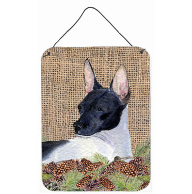 Rat Terrier by Suzanne Staines Painting Print Plaque