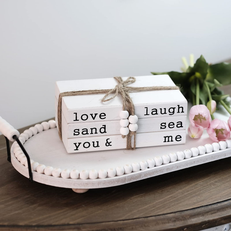 Pile de livres pour table basse Modern Farmhouse
