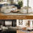 Velvet & Plush Corduroy Fabric Sofa L-Shaped Living Room Couch Large Modular Sectional Sofa With Movable Ottoman-474539440