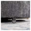 Fauteuil d'appoint pivotant en chenille l 46,1 po avec repose-pieds et 3 coussins, gris foncé-1542209983
