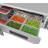 72 in. Commercial Chef Base Refrigerator Storage Cabinet for Cold Foods, Fresh Ingredients, and Condiments, Refrigerated Pull-Out Drawers, Rolling Caster Wheels, ETL Listed