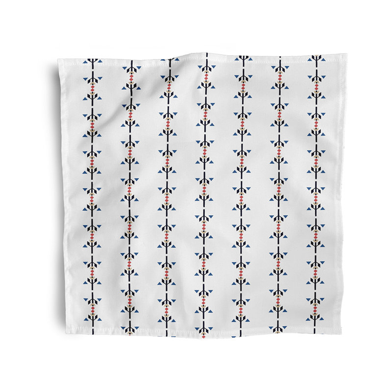 Charish Jodhpur Stripe Napkins, Orange