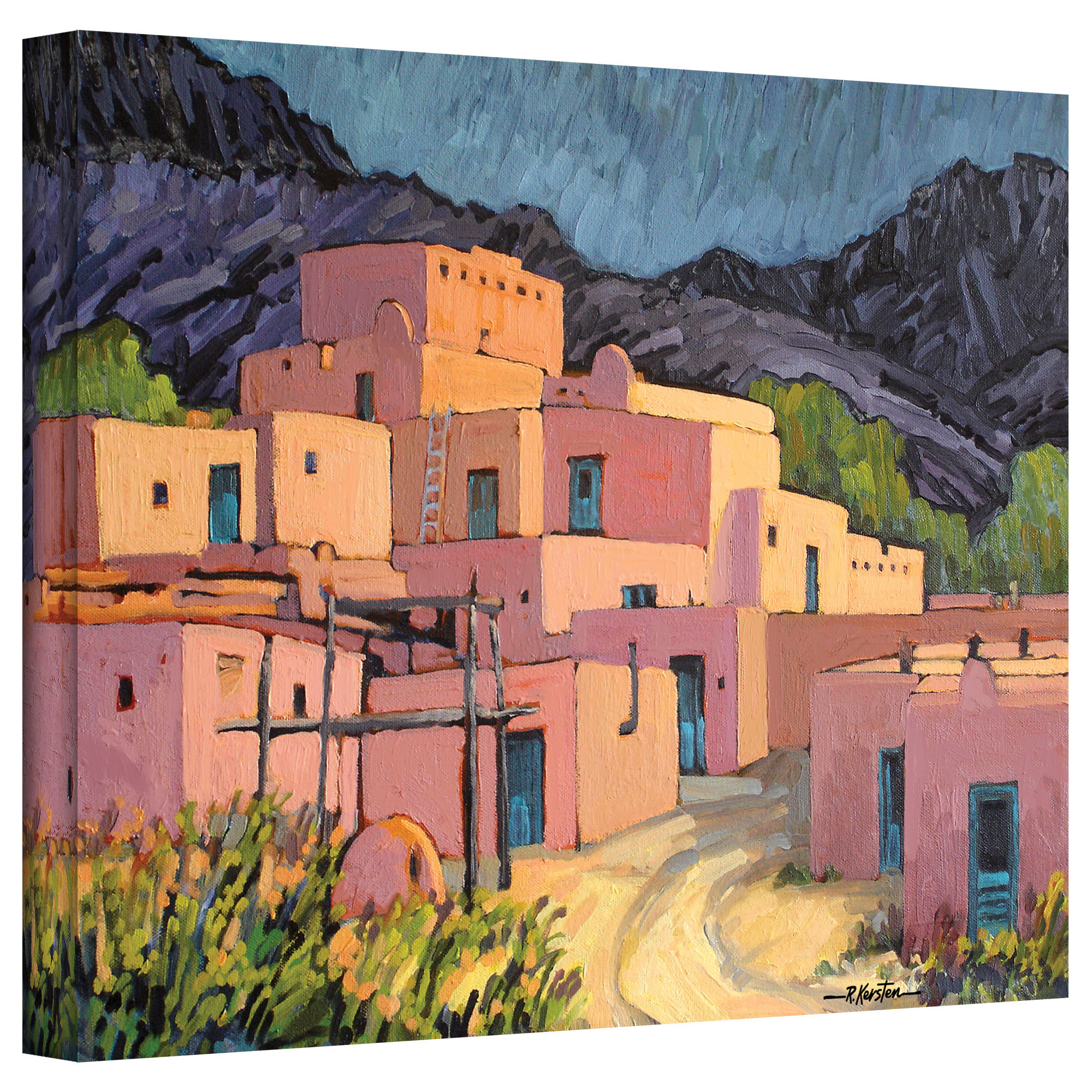 ArtWall Taos Pueblo On Canvas Print & Reviews | Wayfair