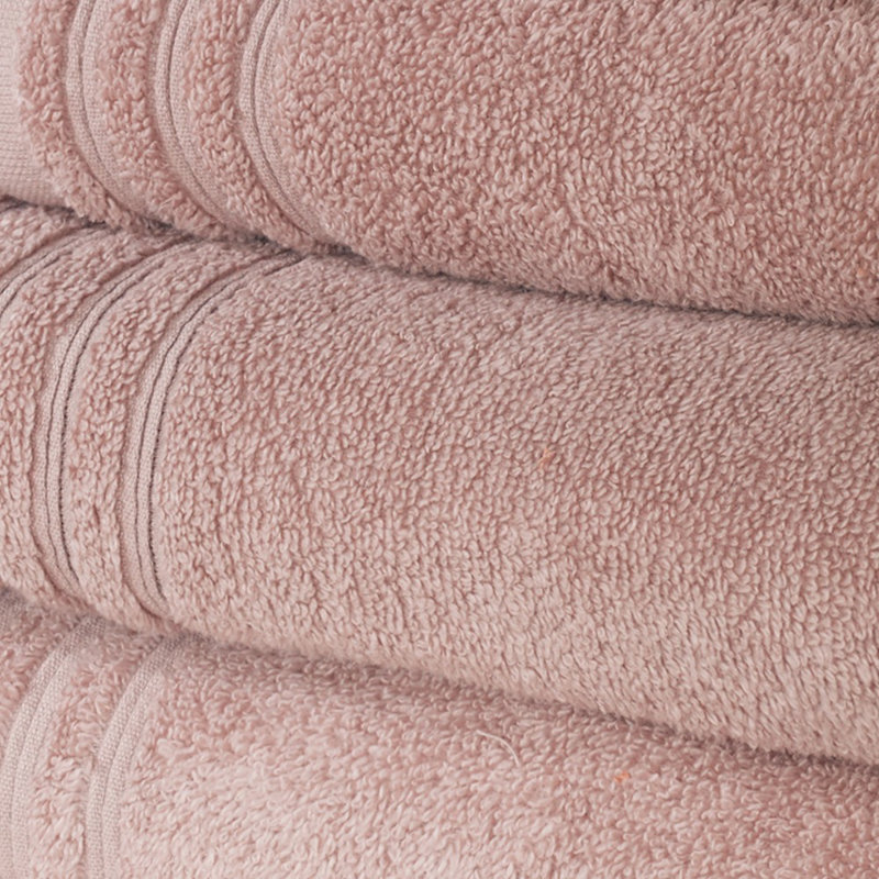 Midweight Bath Sheet, Dusky Pink