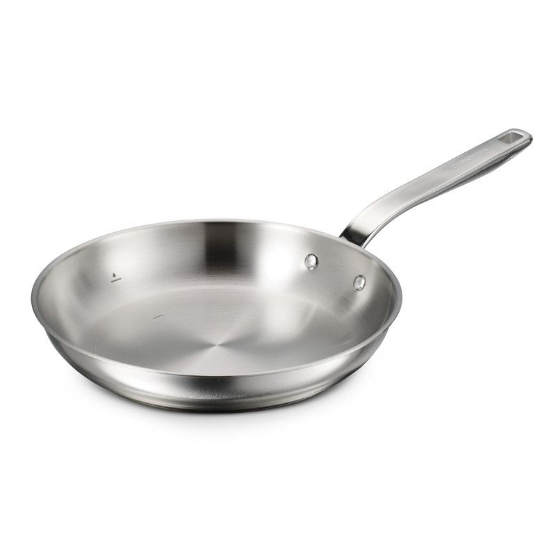 Tramontina Tempo Tri-Ply Base Stainless Steel Frying Pan, Induction-Ready Skillet, Oven-Safe, Dishwasher-Safe, 10"