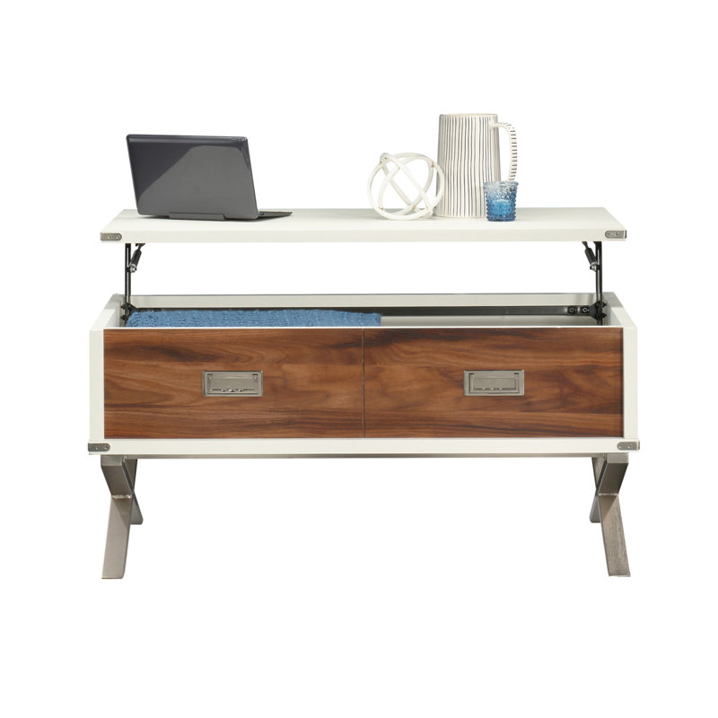 Finition de la table basse à plateau relevable