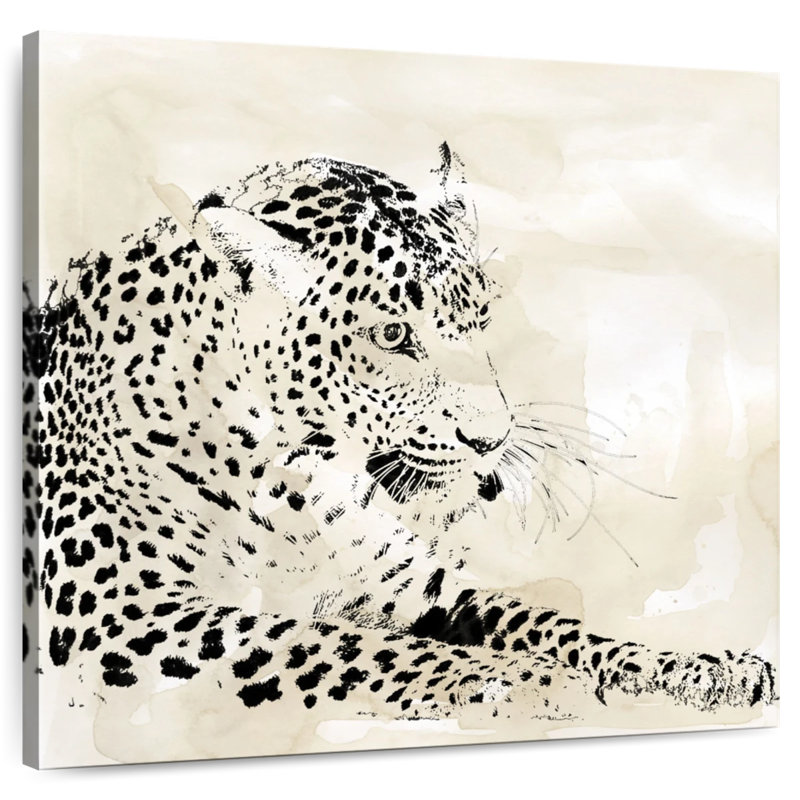 Brampt Leopard Spots I, 33" H x 33" W