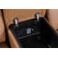 Canapé inclinable électrique triple en cuir italien à grain supérieur avec consoles doubles et appuis-tête réglables-110403978