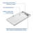 60" X 32" White Shower Base, Non-Slip Design-106268120