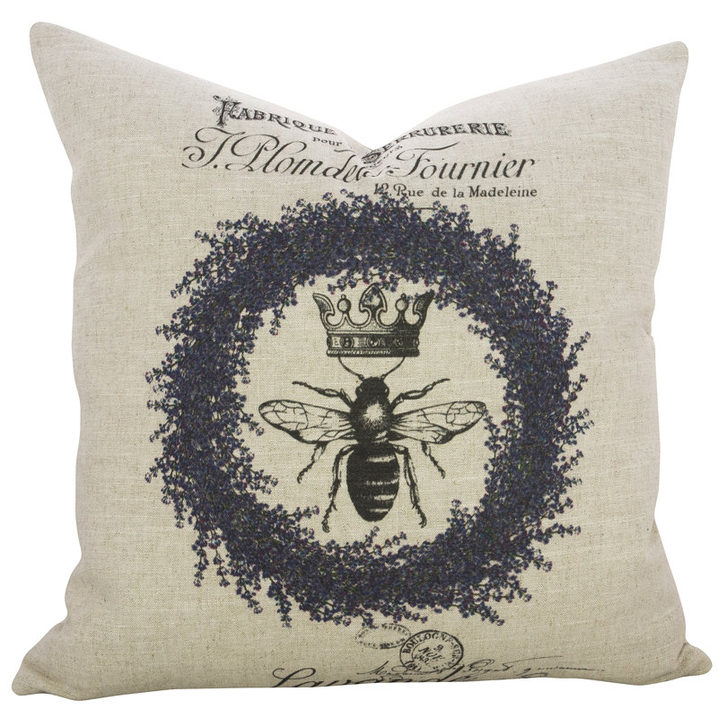 Arquan Linen Reversible Throw Pillow