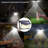 1 - Head LED Solar Powered Dusk to Dawn Outdoor Security Flood Light with Motion Sensor and Timer