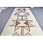 Tapis de couloir classique en laine beige