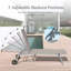 Ensemble de chaise longue réglable en aluminium avec table Braylen-1567033596