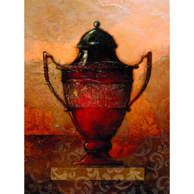 " Red Urn With Iron "