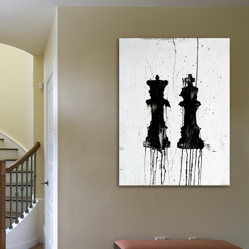 Mr. & Mrs. Queen by Kent Youngstrom - Wrapped Canvas Painting, 51cm H x 38cm W x 4cm D
