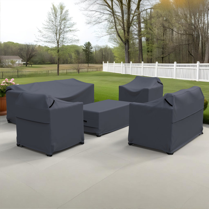 Arnhildur Aluminum Outdoor Seating Group Cover
