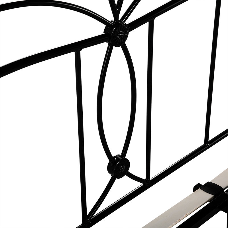Coronado Bed, Black, 160 x 200cm