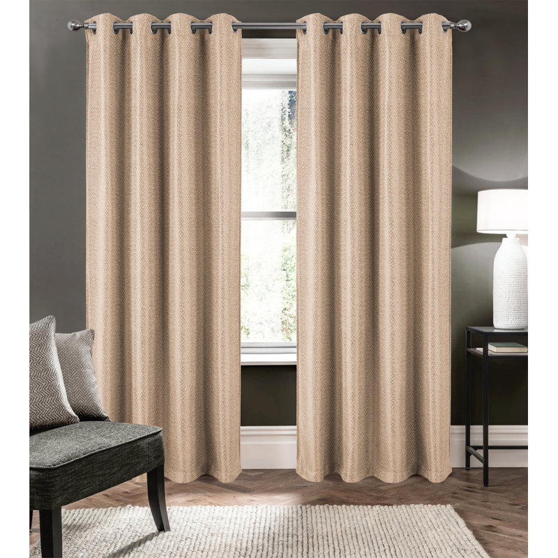 Rideau de fenêtre Kira, Taupe