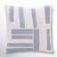Coussin décoratif en coton bleu océan et ivoire Malachy-836941958-843354853