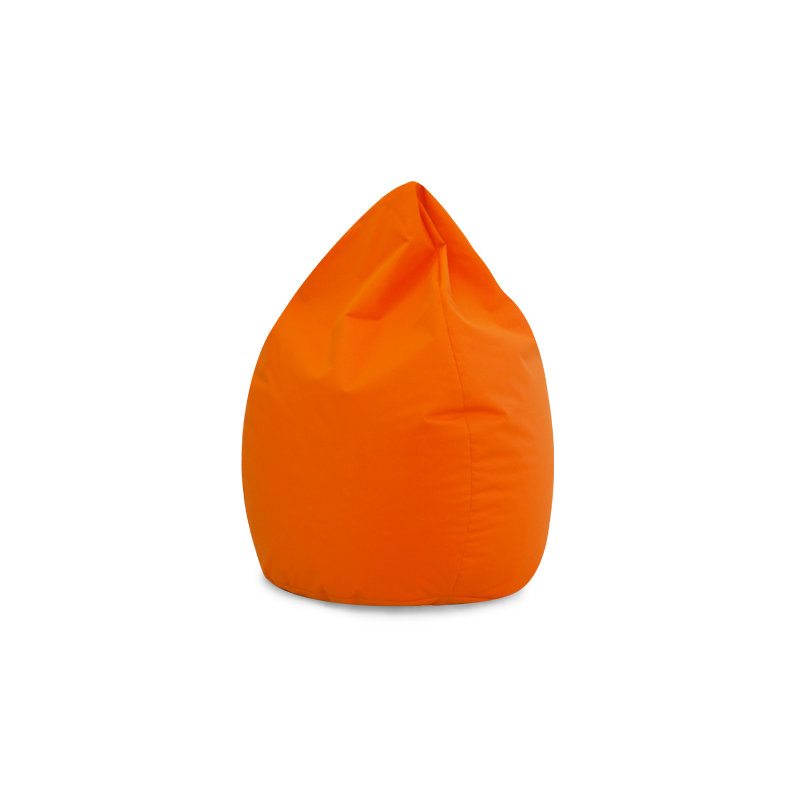 Polyester Outdoor Friendly Refillable Bean Bag Chair, Orange, 110cm x 58cm x 58cm