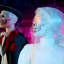 Animatronique d'Halloween avec mouvement et yeux rouges DEL Haunted Hill Farm 6 pi