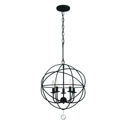 Mini-lustre noir 5 lumières Lacie-Jayne