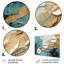 Ensemble de salon Transcendent Textures II - Abstract Collages
