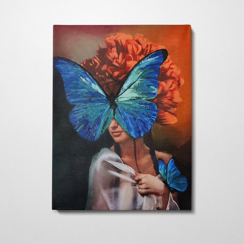 Elena - peinture sur toile tendue, L 20 po x H 20 po