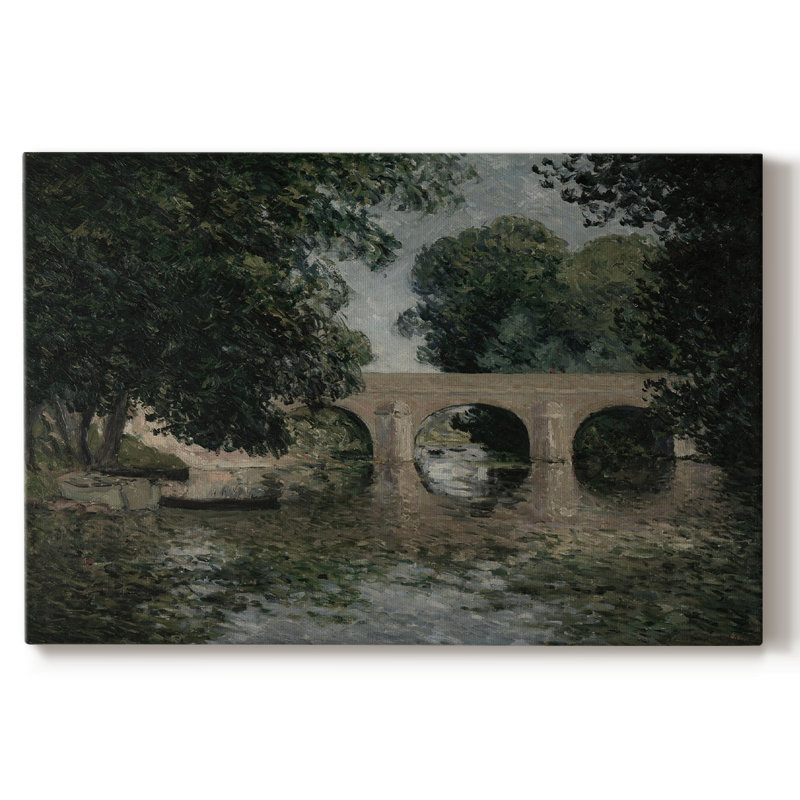 Paysage rétro - CDXLII, reproduction d'art sur toile, H 13 po x l 19 po